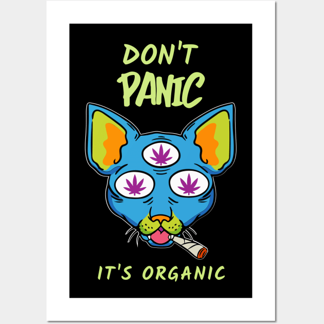 Don't Panic It's Organic Wall Art by Joco Studio